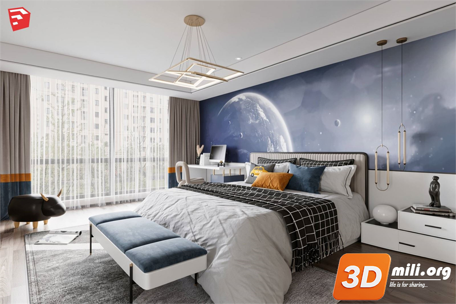 Children Room Scenes Skp FIles 